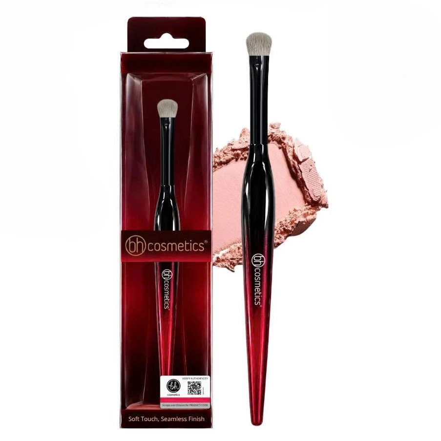 Cọ tán màu mắt bầu dẹp cao cấp BH Cosmetics Eye Shadow BH017 màu đỏ đô